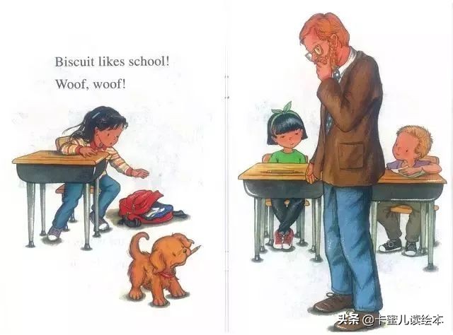 英文有声绘本《Biscuit Goes To School》 小饼干去上学