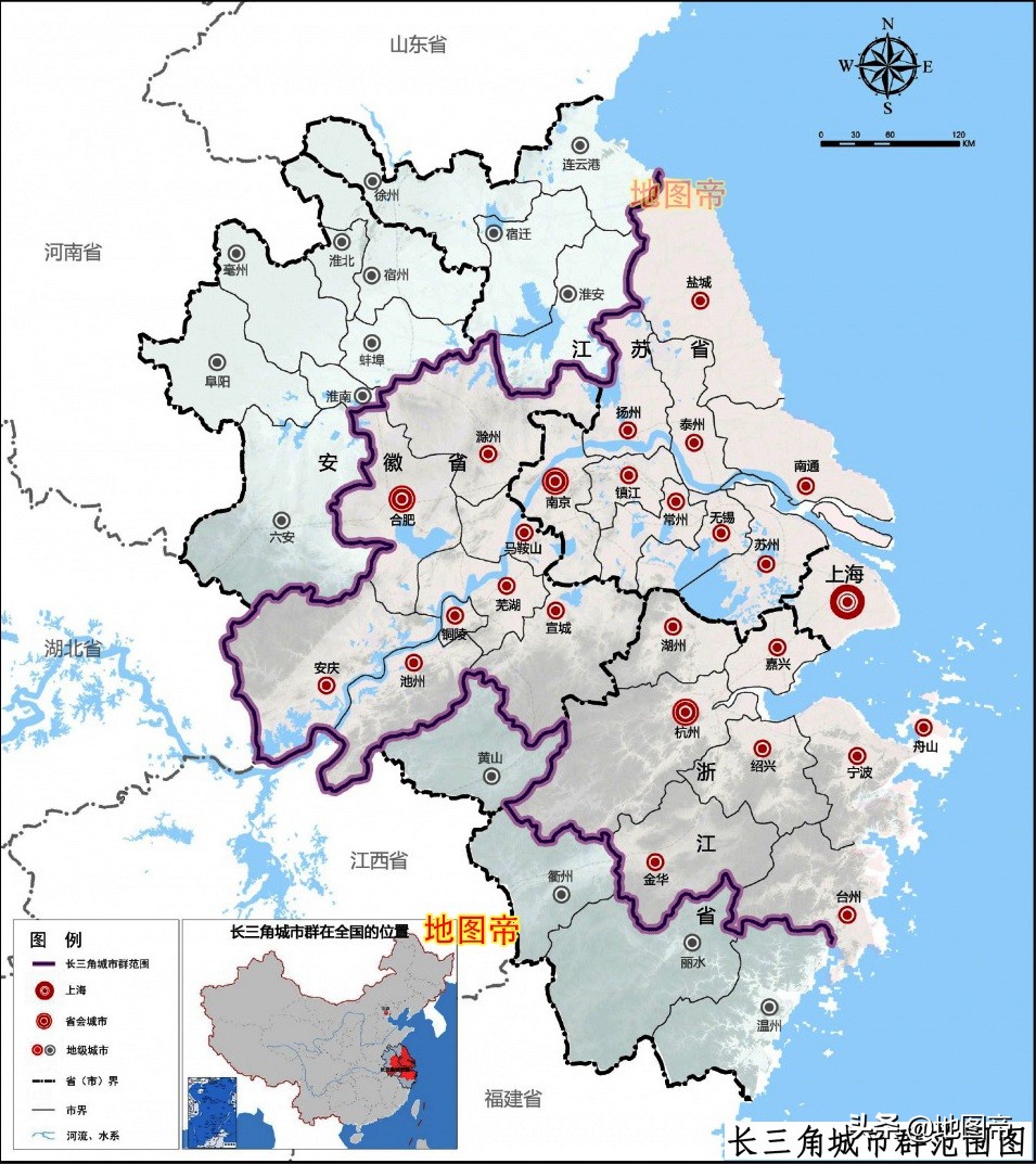 长三角地区经济占全国四分之一，有哪些城市？