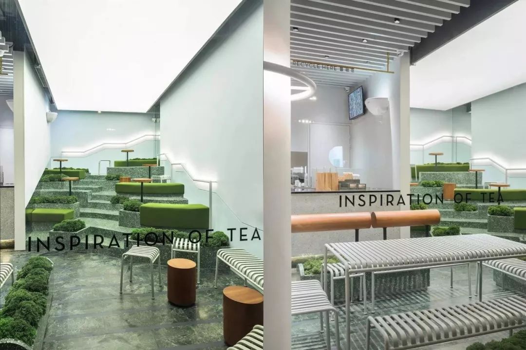 青砖、原木、石材、铝板，喜茶空间如何盘活建筑材料？