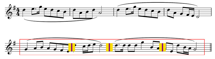 全国音乐素养考试（中级）专项——拖拽小节线（一）（附答案）