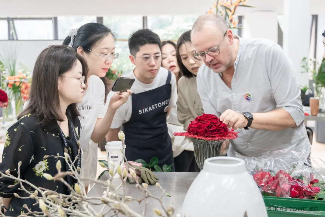 比利时花艺大师课堂正式毕业