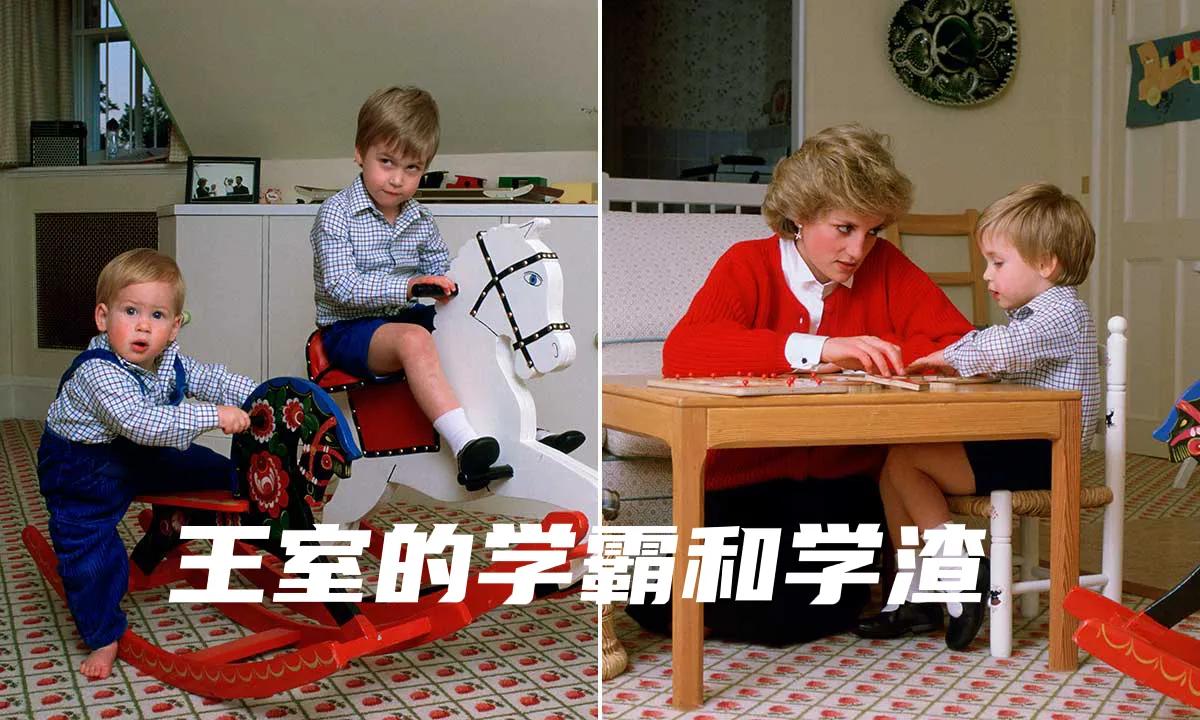 从学校成绩来看威廉王子确实比哈里聪明很多，但没想到梅根是学霸