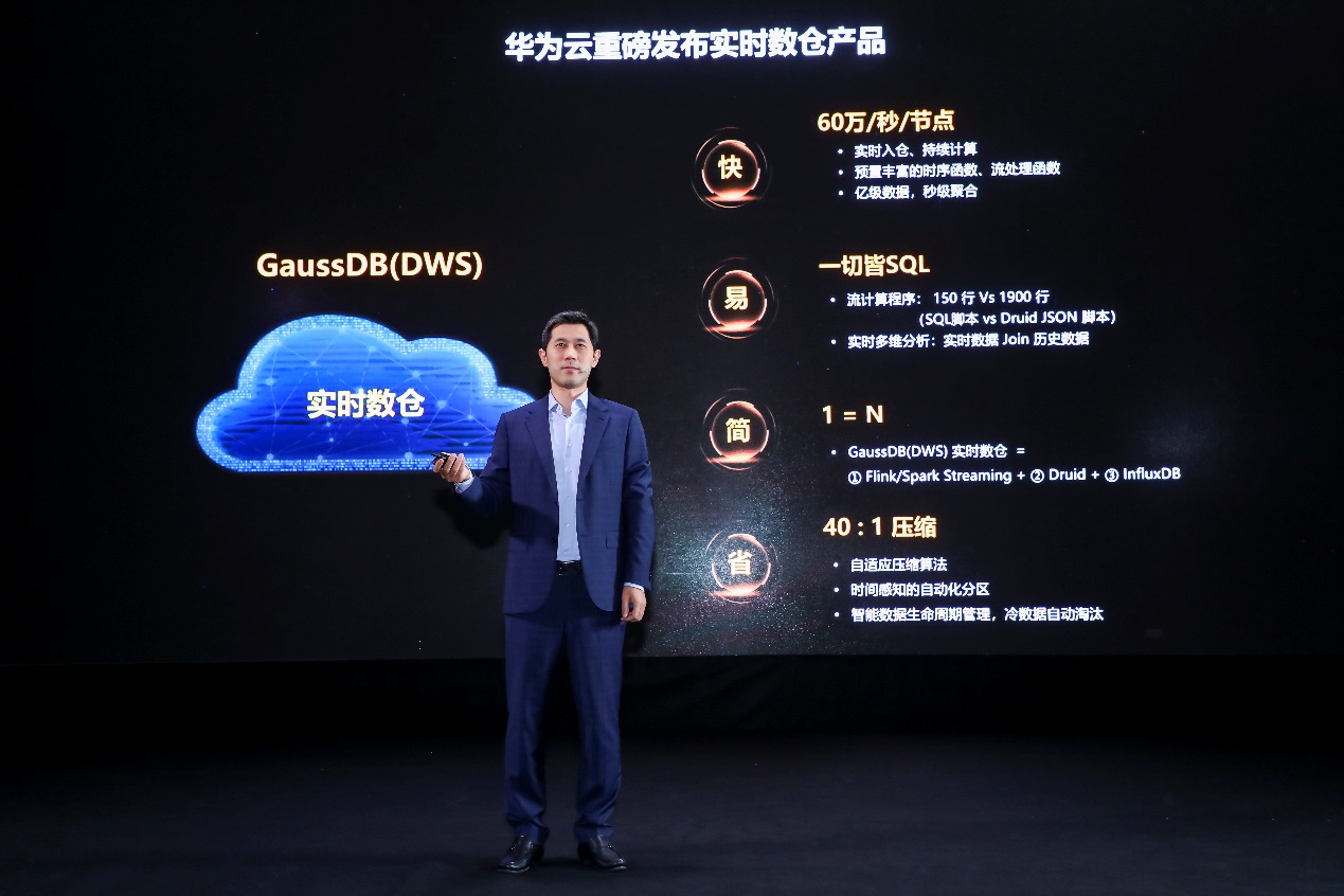 华为云发布GaussDB(DWS)，释放行业数据价值