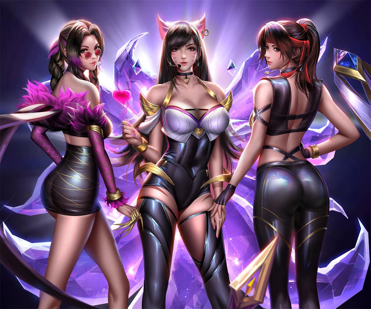 liangxing画师Tifa_Aerith_Jessie
