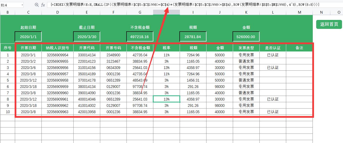 公司招的会计实习生，用1小时做的发票财务系统，可自动生成报表