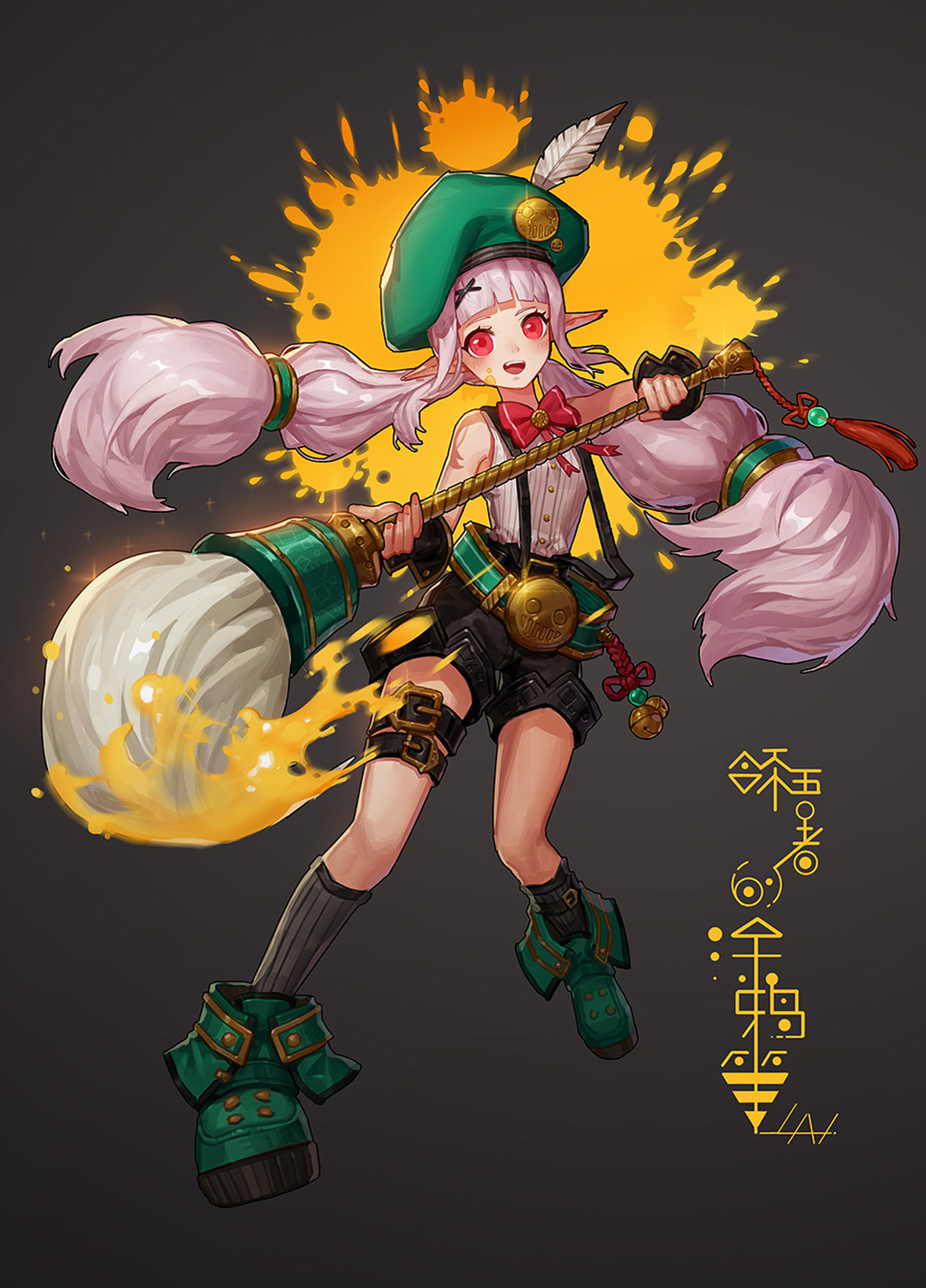 dnf曾经热血的武器你还记得么?地下城与勇士角色武器原画设定集