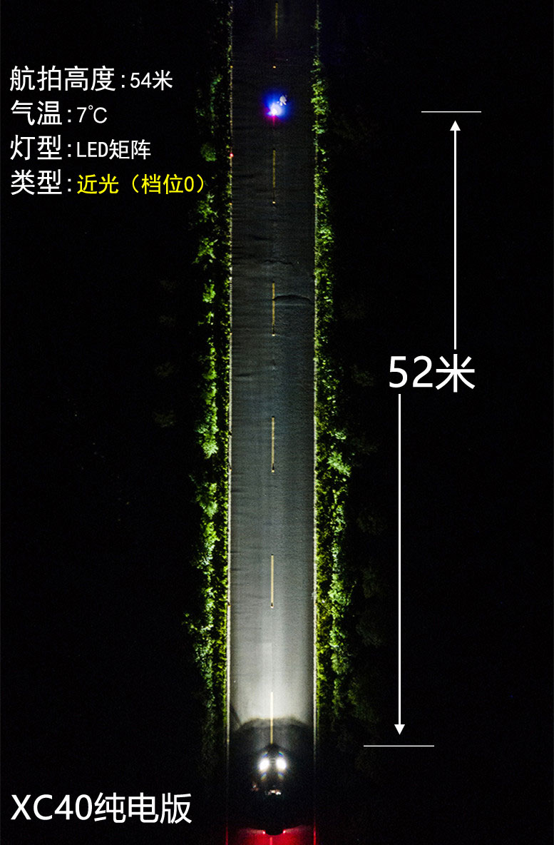 电车比燃油车照的远？扉旅汽车实测沃尔沃XC40纯电版大灯