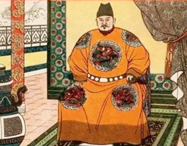 一个小官遇见了朱元璋，不认识朱元璋还跟他喝酒，结果官升十级