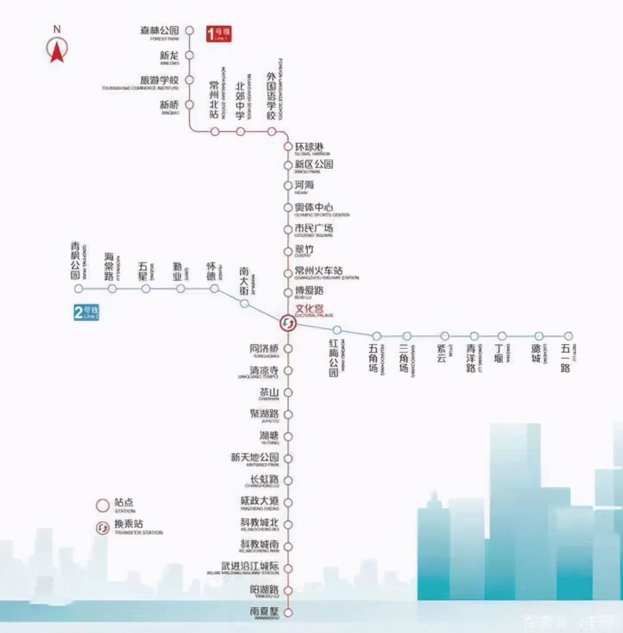 常州迈入“地铁换乘时代”，在规划更多地铁线路，未来可期