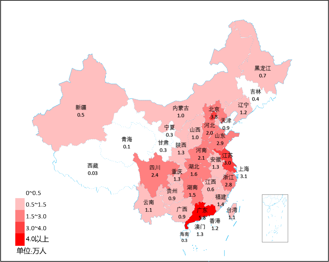 這張中國律師地圖裡,有多少你不知道的事?