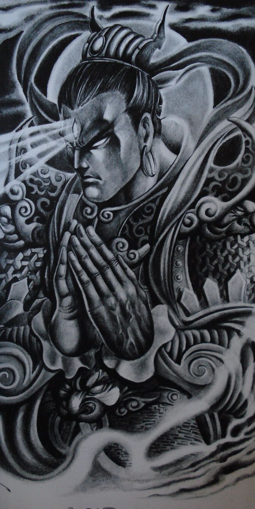 传统纹身图案寓意人物篇三：二郎神