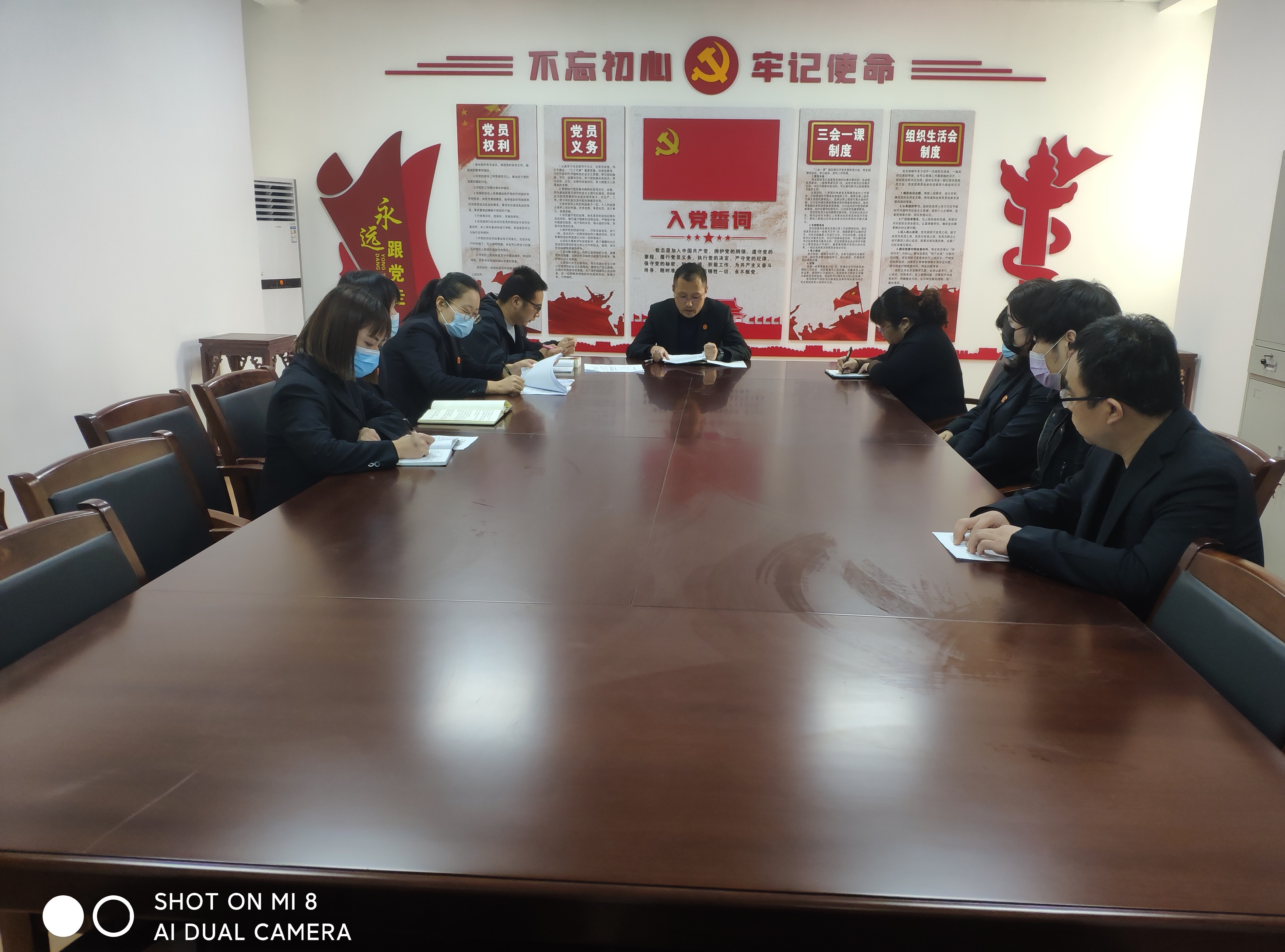 西安市高陵法院泾渭法庭传达贯彻全市法院人民法庭“两化”建设工作现场交流会会议精神