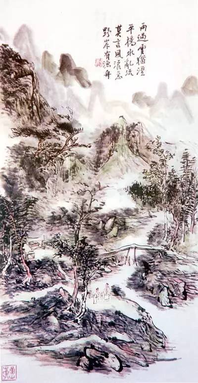 黄宾虹的“五笔七墨”