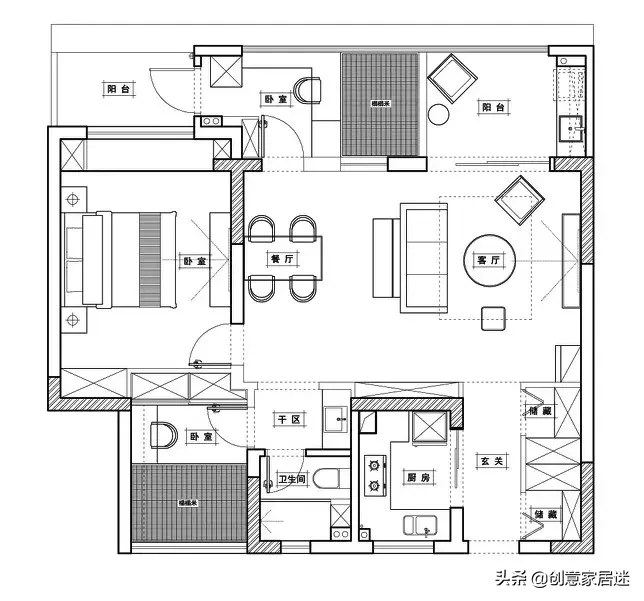卧室榻榻米装修效果图无吊顶设计，简约实用又不失温馨氛围