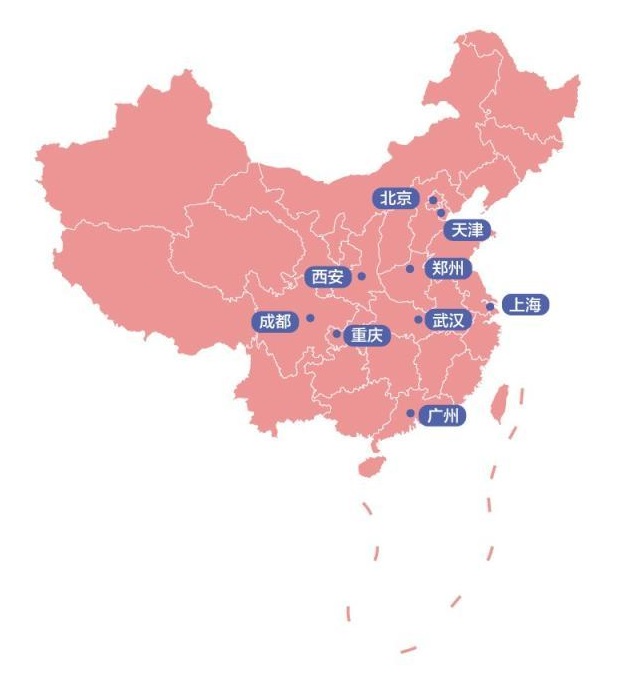 國家中心城市中唯一普通地級市:在中國居中位置的鄭州市有大優勢