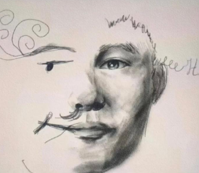 当美术生画到一半懒得画了，画风逐渐走偏，成品叫人哭笑不得