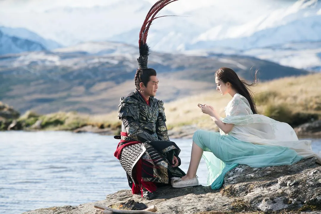 电影《真·三国无双》中的吕布(古天乐 饰)和貂蝉(古力娜扎 饰)小故事