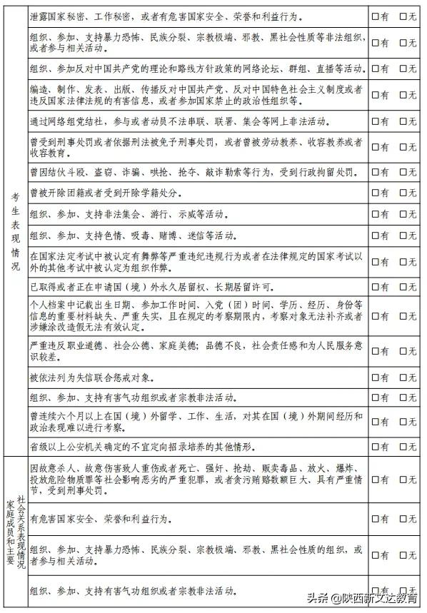 2021年中央司法警官学院等司法类院校、公安院校公安专业在陕招生