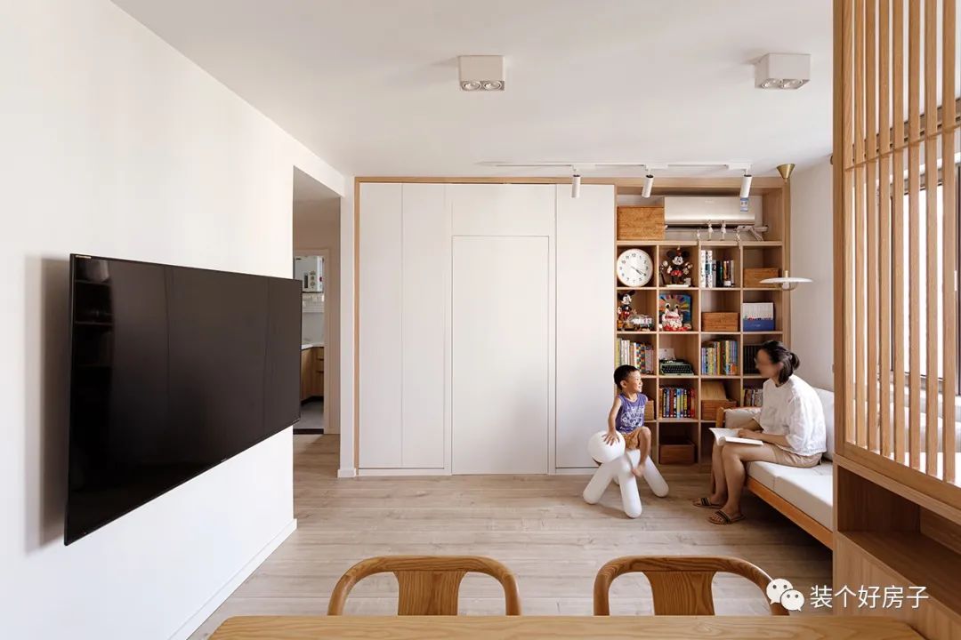 【親子宅設計精選】海淀媽媽的育兒經都藏在這68m²！30W做24m²收納區，利用率提高30%