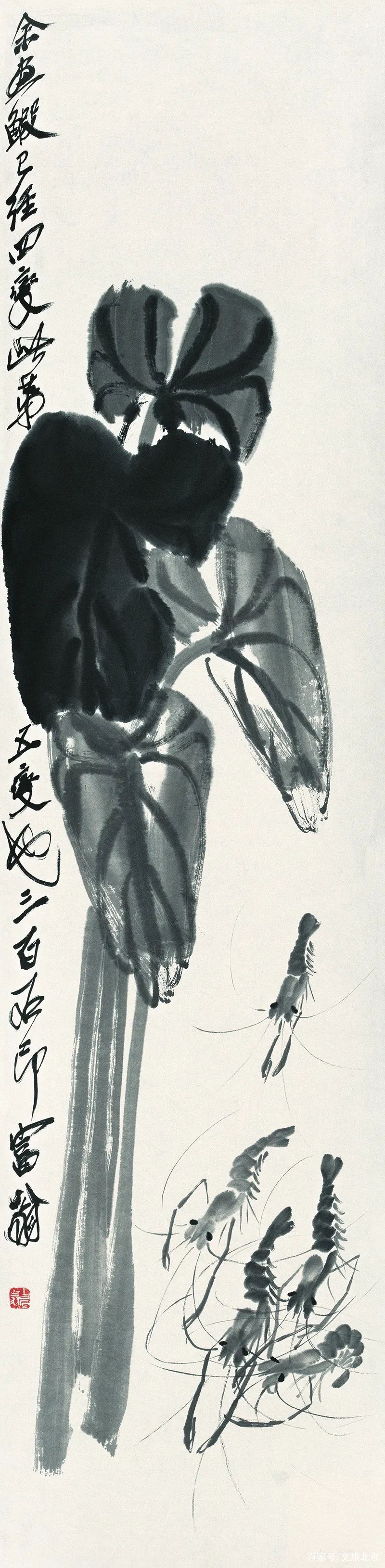 齐白石画虾的故事启示图片 _飞翔号
