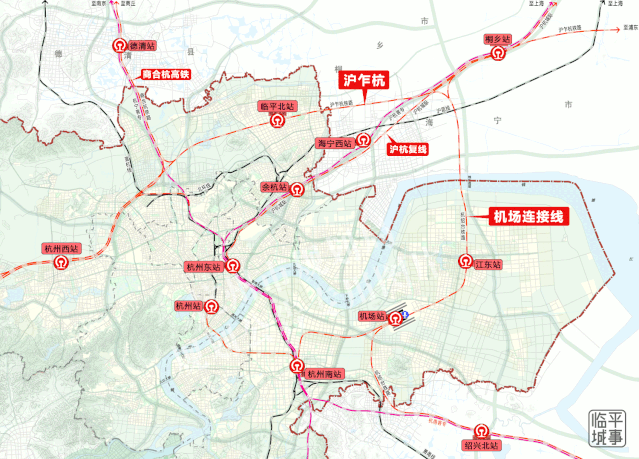 沪乍杭高铁接入新线！杭州萧山机场枢纽客运专线来了，沿途设五站
