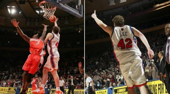 nba哪些极限操作(NBA极限动作，不到人体极限都不秀！乔丹空中3次拉杆，等对手落地)