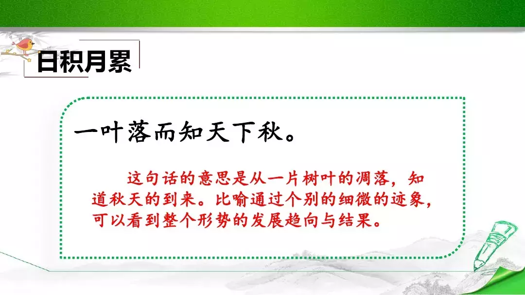 部编版四年级上册《语文园地三》知识点+图文解读