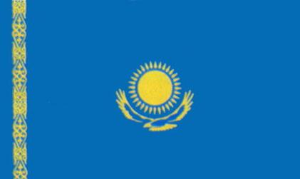 哈萨克斯坦国旗哈萨克斯坦国旗,也是一面典型的太阳旗
