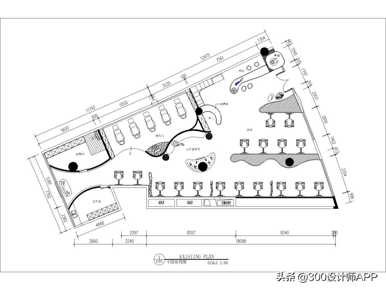徐年迪作品：260㎡超时空理发店，极简+纯白，更是爽死洁癖症