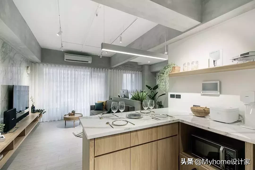 厉害！小户型也能有中岛厨房！10种布局挑一个来安排吧