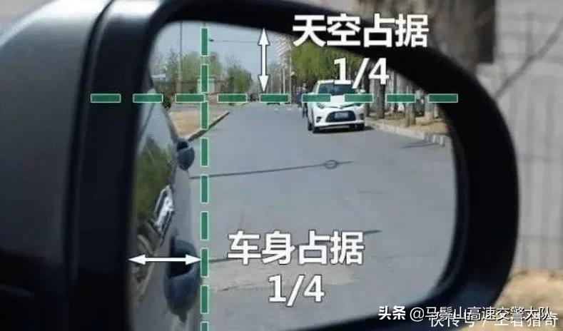 一半的人后视镜都调错了！老司机教你这样调整，让盲区“消失”！
