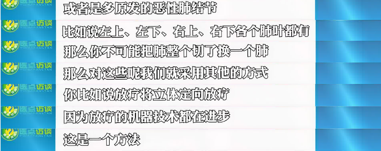 发现肺小结节怎么办？听听专家怎么说