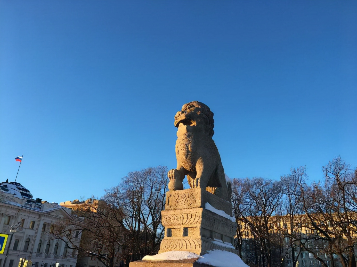 藏在圣彼得堡城市里的“狮子”们