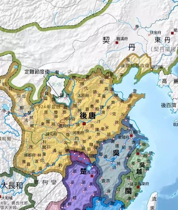 后唐:后唐的建立者是李存勖,李存勖的父亲李克用