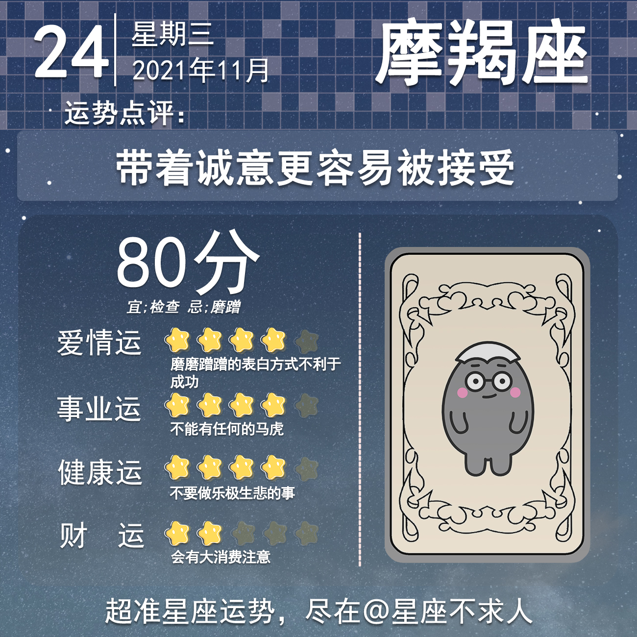 2021年11月24号运势