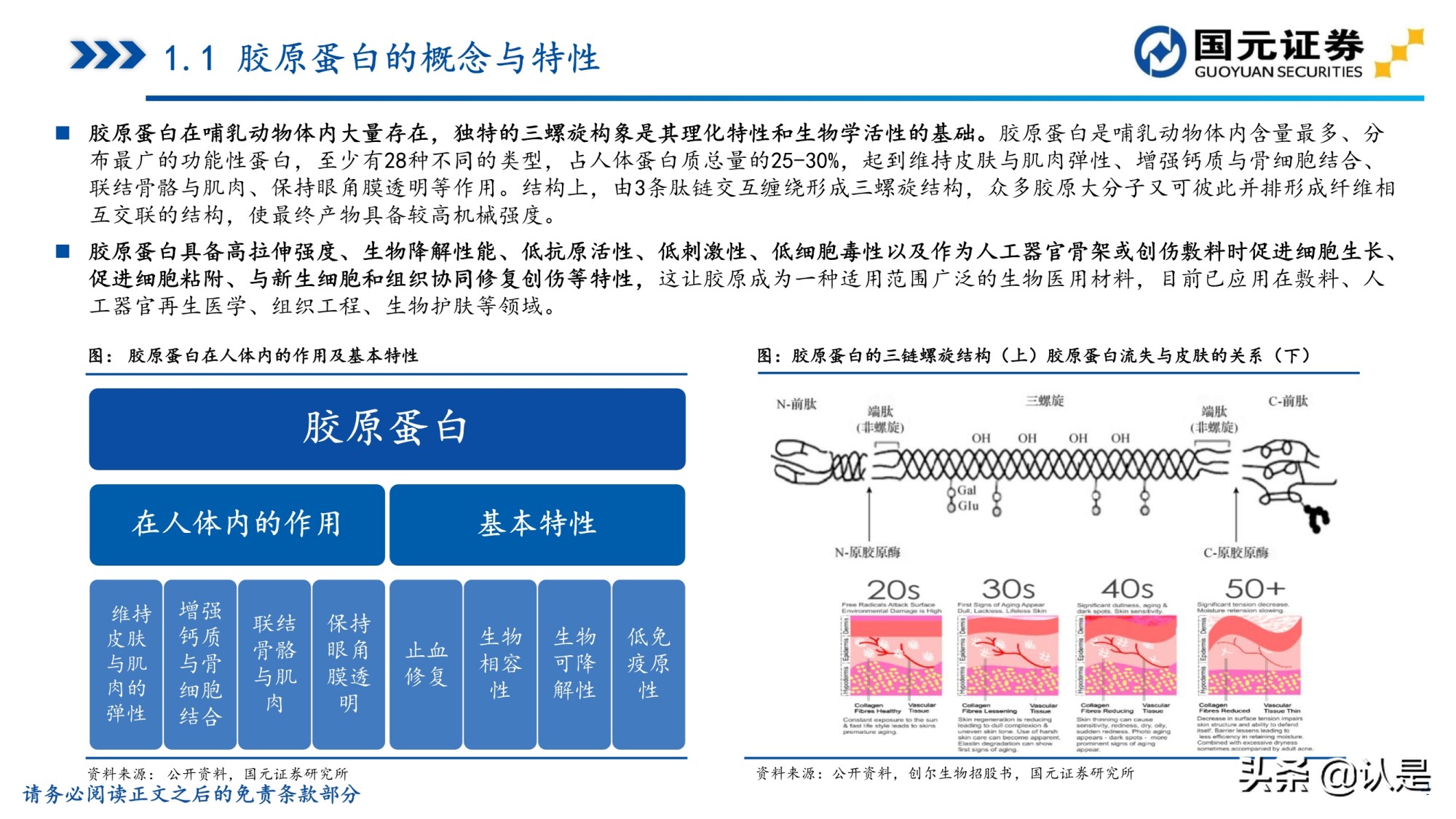 胶原蛋白行业研究报告：胶原蛋白风起，颜值经济应用正当时