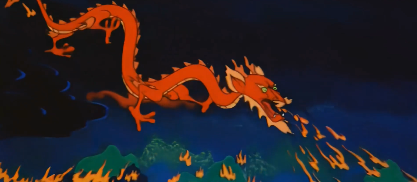 青龙降下洪水,让凡间掀起滔天巨浪.