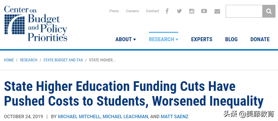 2020年全美最贵的50所大学公布，最低一年也要7.4万美元