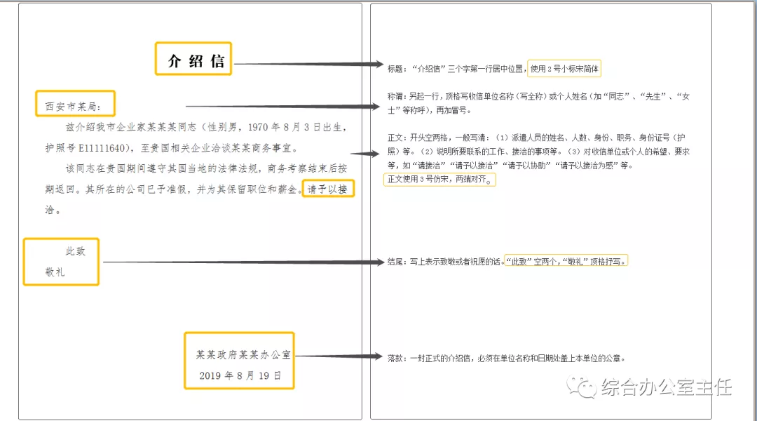 详述中英文介绍信格式及写法（附模板）