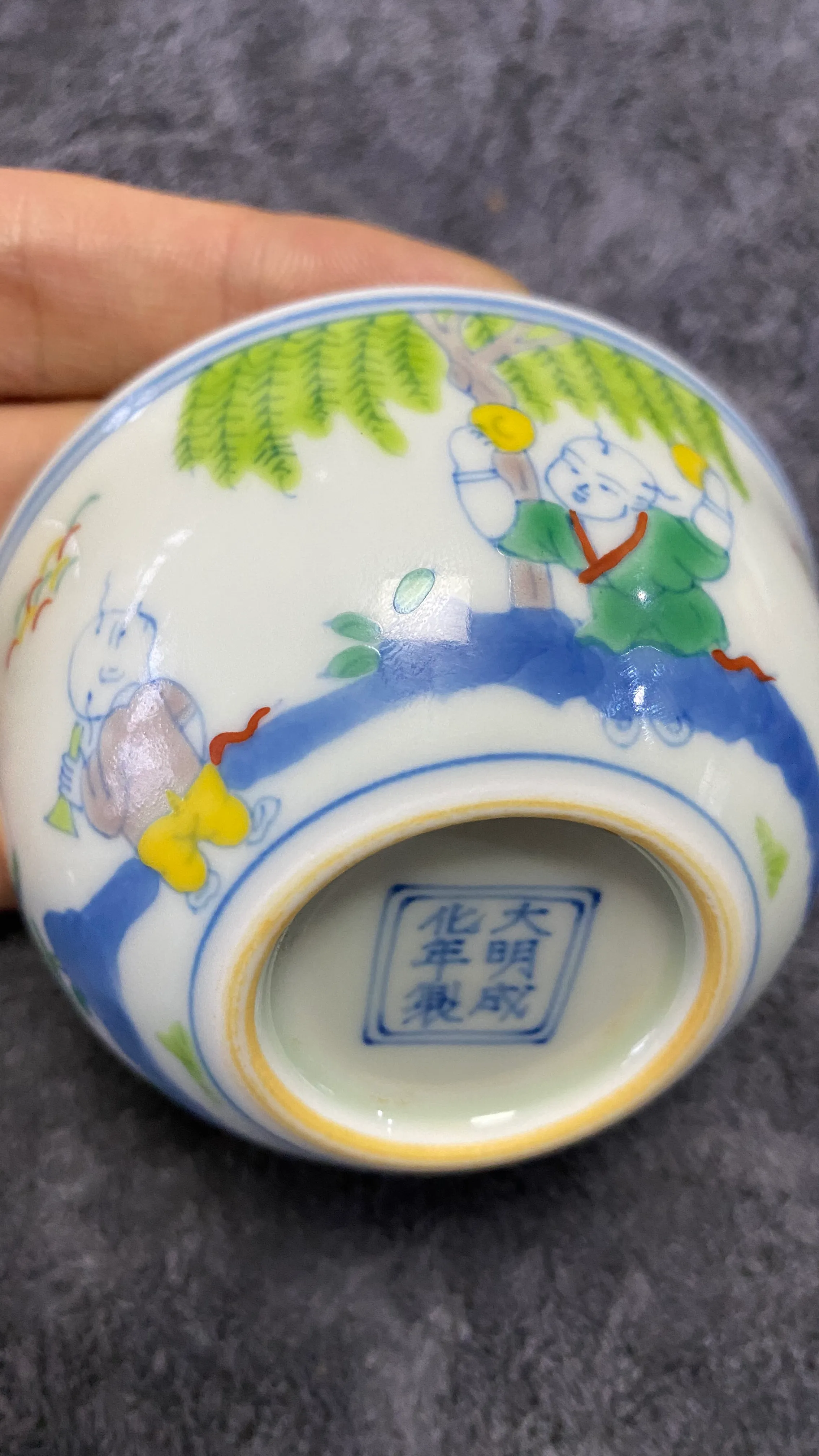 大明成化斗彩瓷器鉴定要点分享~成化真品打样!