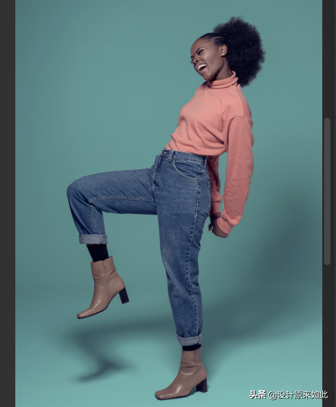 纯色带投影的图片如何抠图去背景？PS抠图技巧，简单快速