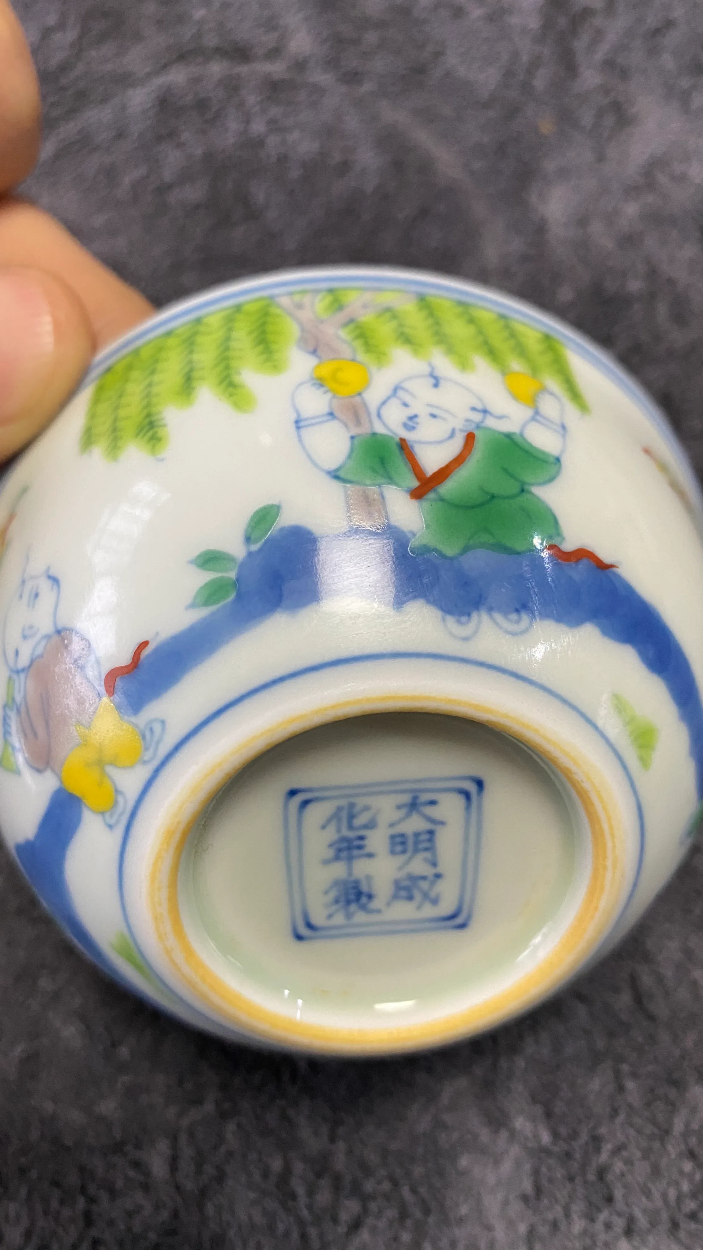 大明成化斗彩瓷器鉴定要点分享~成化真品打样!