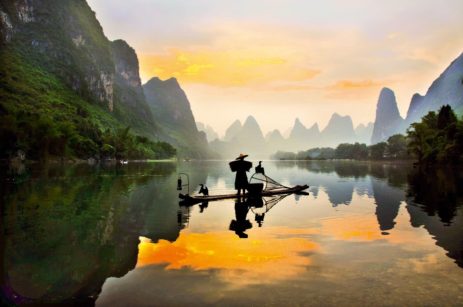 你去过阳朔桂林山水20元人民币背景拍照过吗?