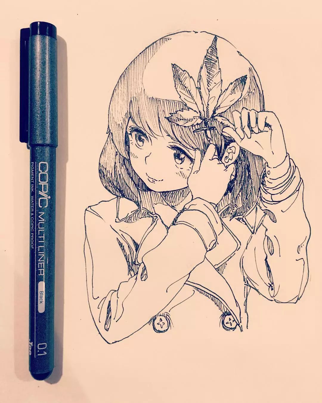 临摹完这组动漫插画,老师再也不用担心我画不好!