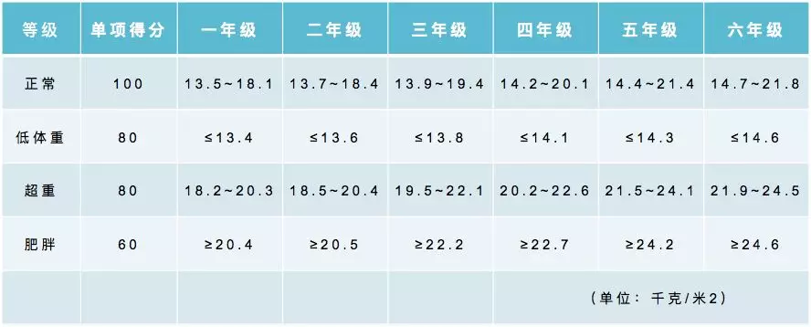 小学、初中、高中，各学段体测项目指标及评分标准大集合