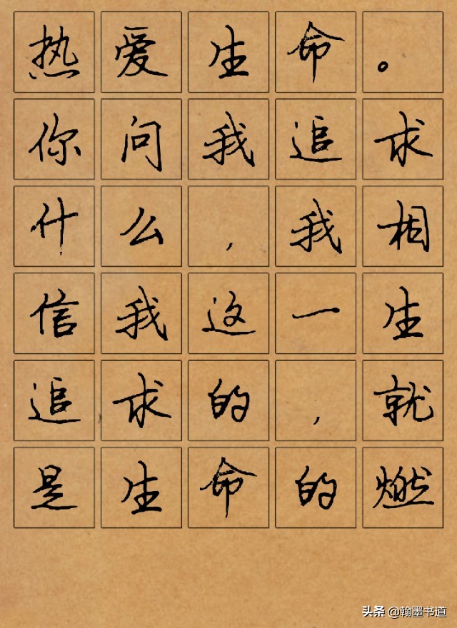 司马彦钢笔行楷字帖名人名言图片