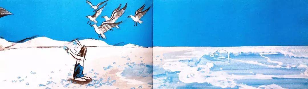 追求探索与冒险的经典无字绘本《海浪》