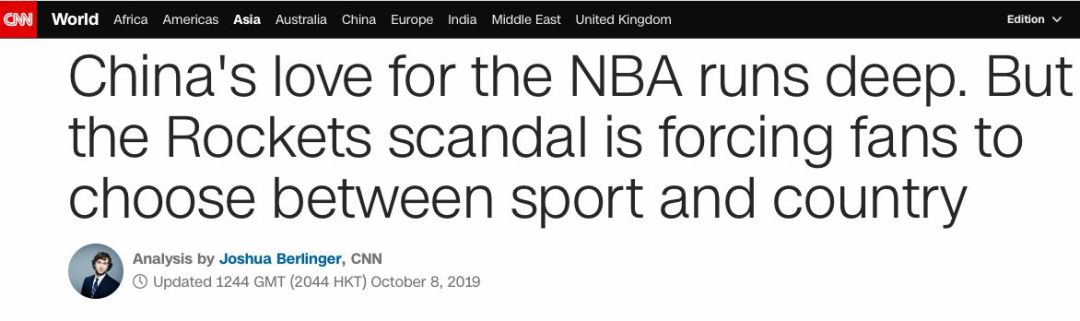 美国为什么禁播nba(NBA被封杀背后：西方的言论自由都是骗人的)