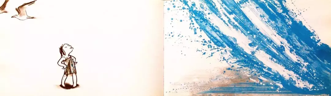追求探索与冒险的经典无字绘本《海浪》