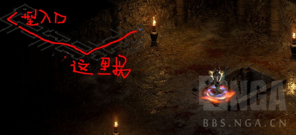 暗黑破坏神2 重置版：盗钥匙的方法 速刷红门钥匙找路